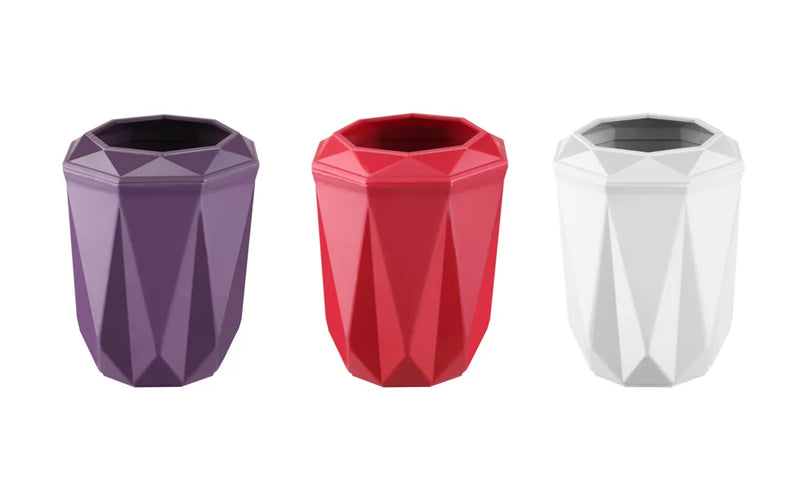 Plastic Bathroom Toothbrush Holder Assorted Colours