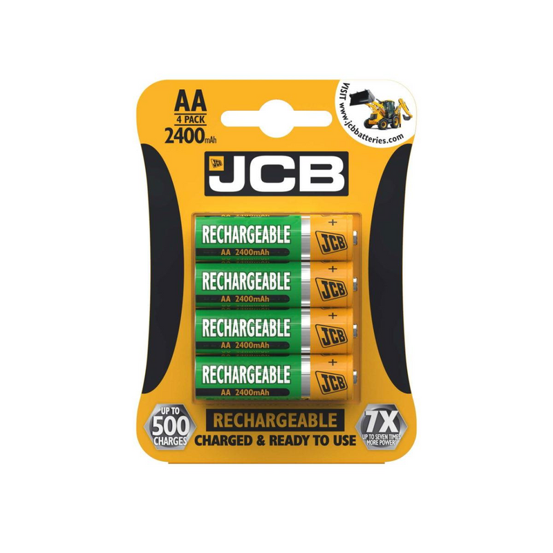 S5350 JCB AA 2400mAh Rechargeable - Pack of 4