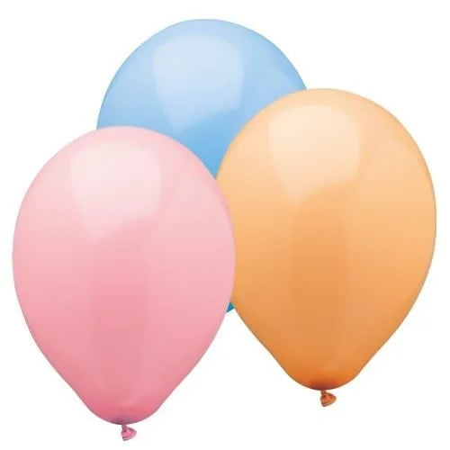 Papstar Pastel Colours Birthday Party Balloons 10 Piece Party Pack