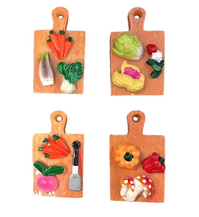 Fridge Magnet Vegetable Chopping Board Design Assorted Designs