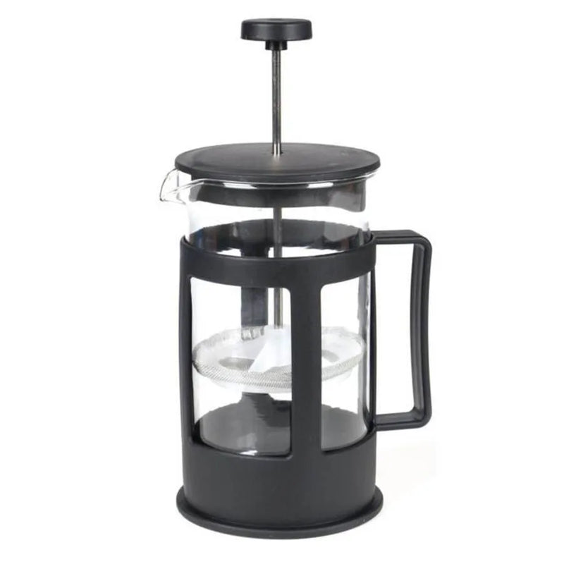 Glass Cafetiere French Coffee Press With Stainless Steel Filter 300Ml