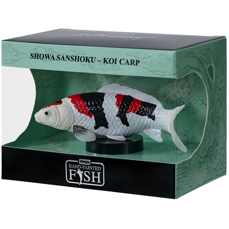 Showa Sanshoku Koi Carp Mojo Hand Painted Fish
