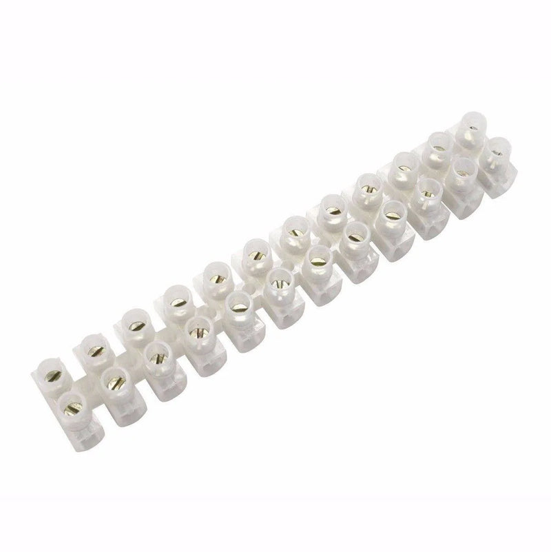 12 Way Strip Connector Home Diy Use Electrical White Strip 5Amp