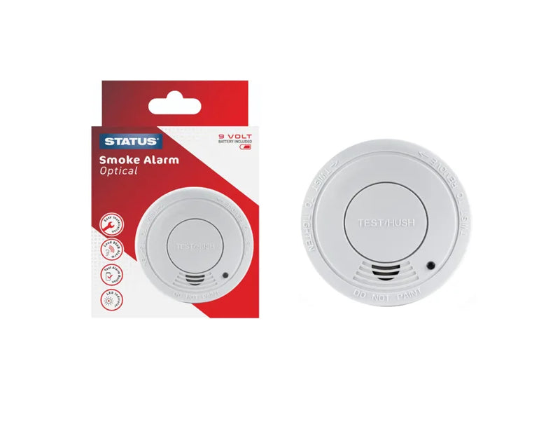 Status Home Photoelectric Smoke Alarm 9 Volt
