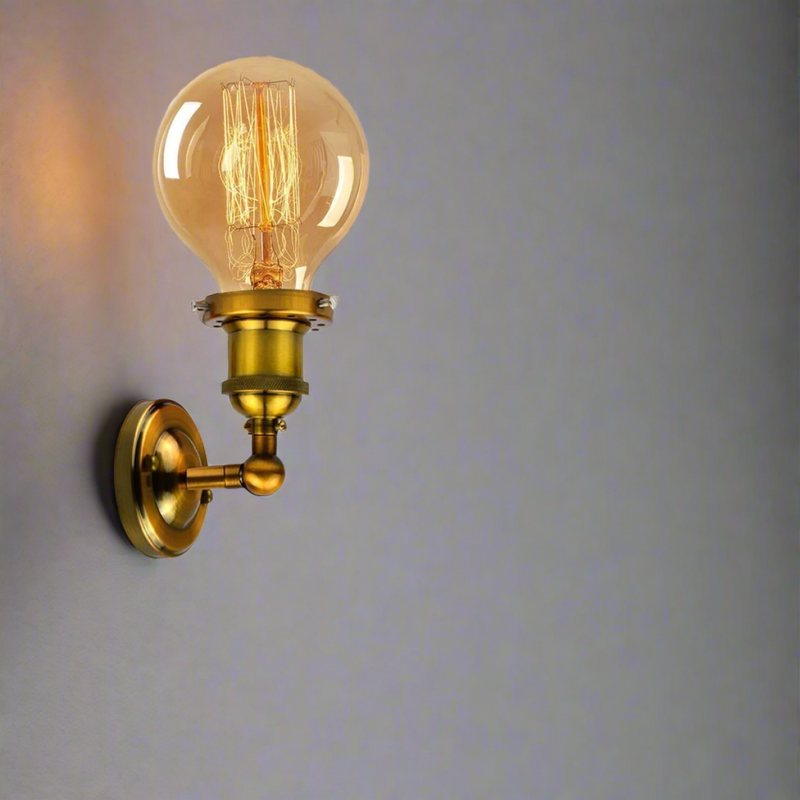 Vintage Industrial Wall Sconce | E27 Edison Lamp Holder Set~2338