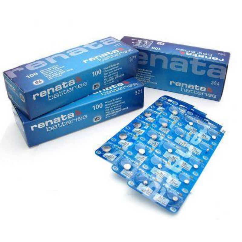 Renata MP 364 SR621SW Watch Batteries Blister Pack 100 Swiss Made