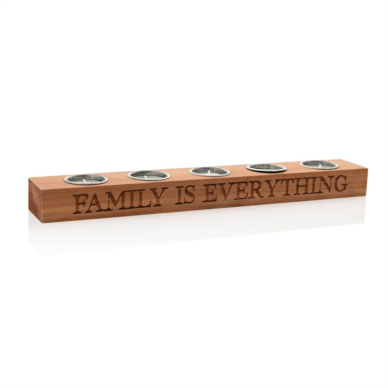 Moments Block Multiple Tea Light Holder - Family