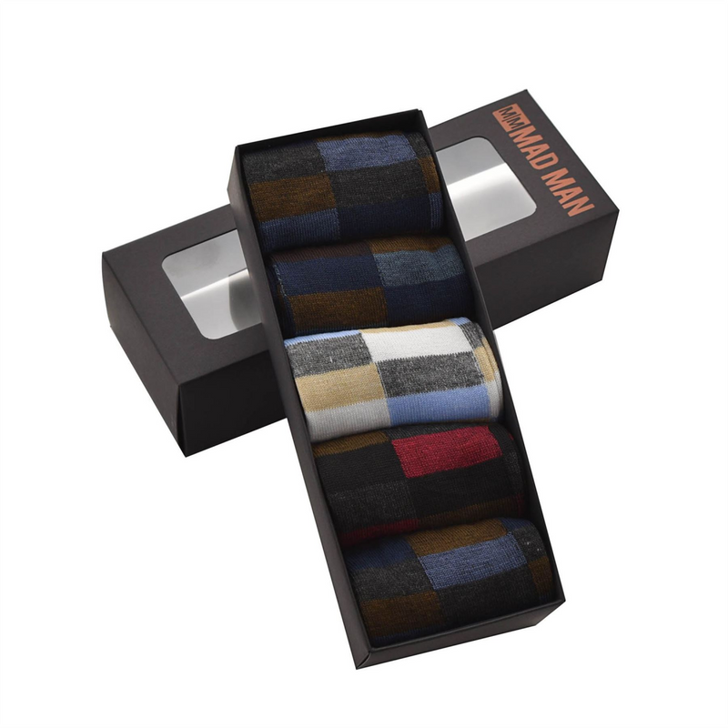 Mad Man Keyboard Boxed Socks 5pc