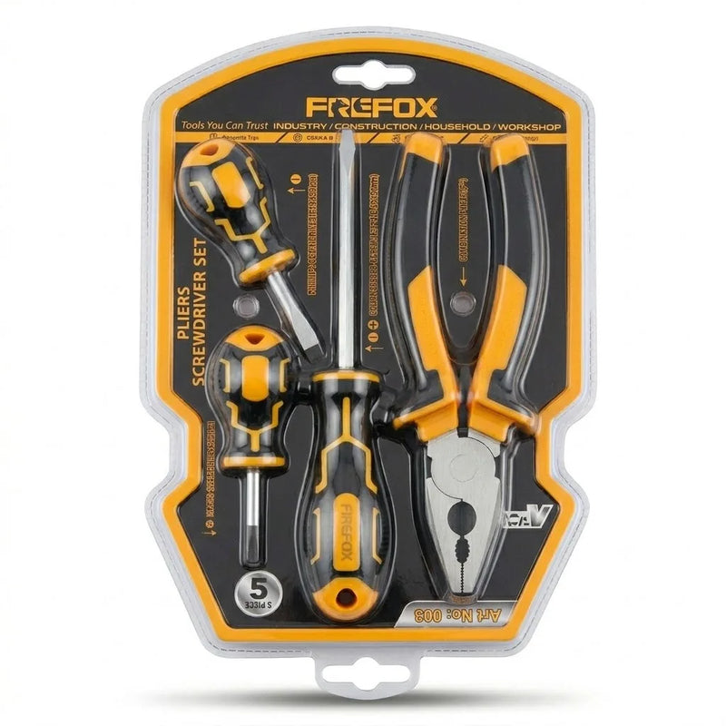 5 Piece Plers Screwdriver Set 507G
