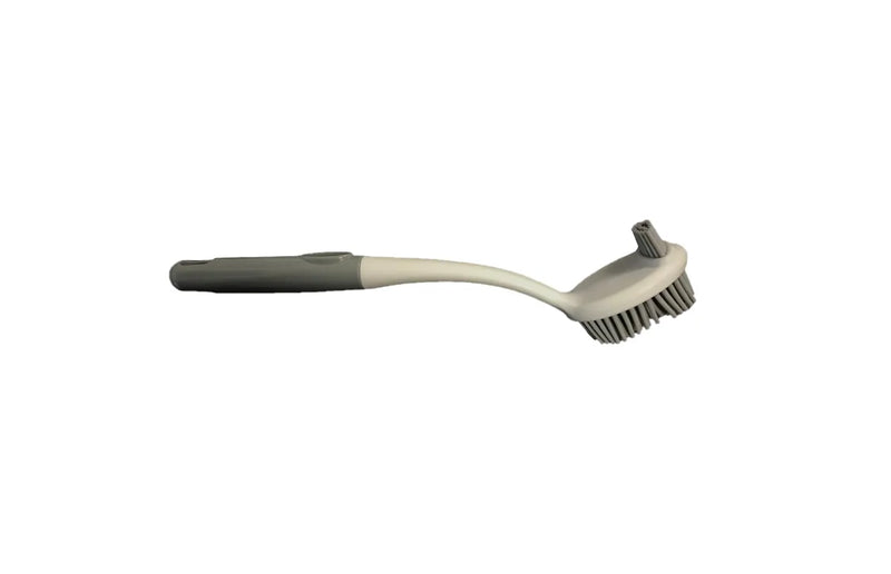 Plastic Silicone Two Sided Cleaning Dish Washing Scrubbing Brush