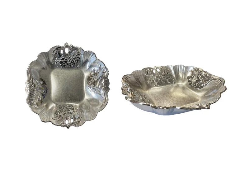 Plastic Fruit Bowl Tray Floral Design Assorted Colours (Parcel Rate)