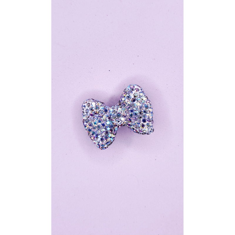Crystal Bow Stacking Charm