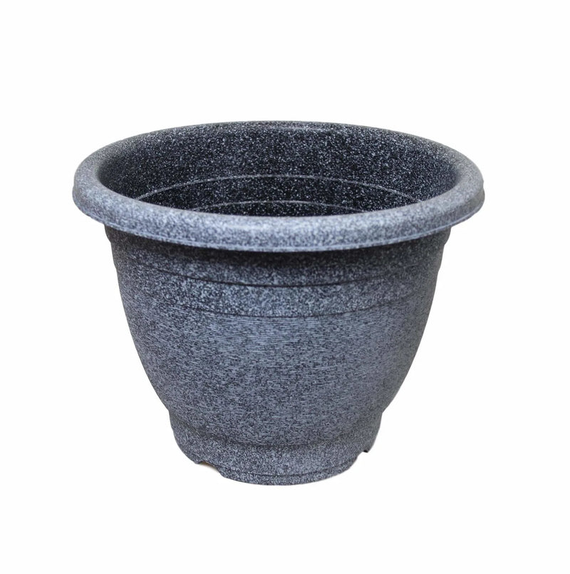 Grey Stone Style Indoor Outdoor Plastic Plant Pot
