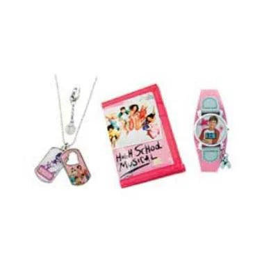 Disney Childrens Girls High School Musical Wallet, Watch and Dotages Gift Set - CLEARANCE NEEDS RE-BATTERY