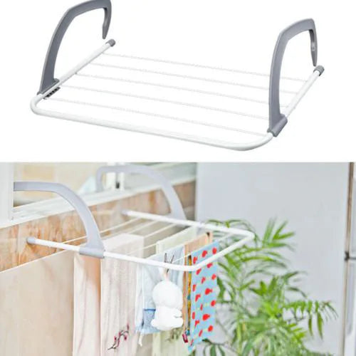 Folding Shelf Attach Radiator Cloth Rack Dryer Assorted Colours