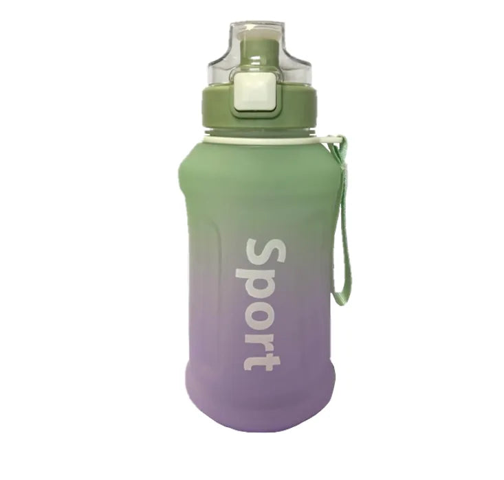Plastic Water Drinking Bottle Ombre Design 1000Ml Assorted Colours