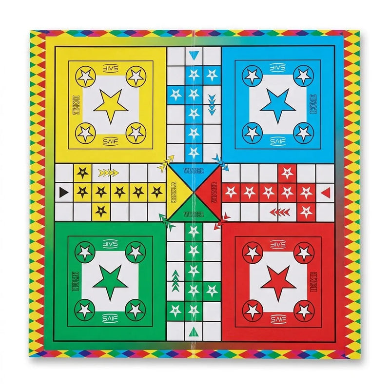All – In – One Board Game Set – Ludo, Chess, Snakes &Amp; Ladders, Alquerque – Double – Sided Design, 920G