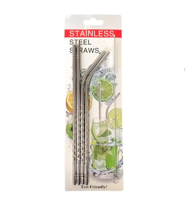 Metal Straw And Straw Pipe Brush Set Of 5