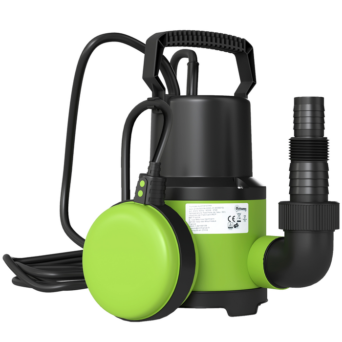 Outsunny 400W Water Pump with Float Switch, 9000L/H Electric Sump Pump