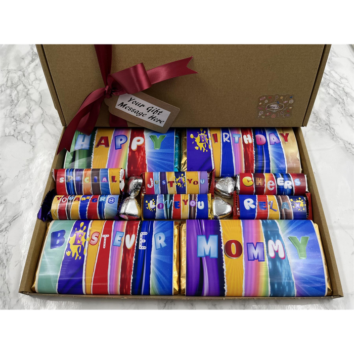 Fun Novelty Birthday Chocolate Wrapper Gift Box - Mommy