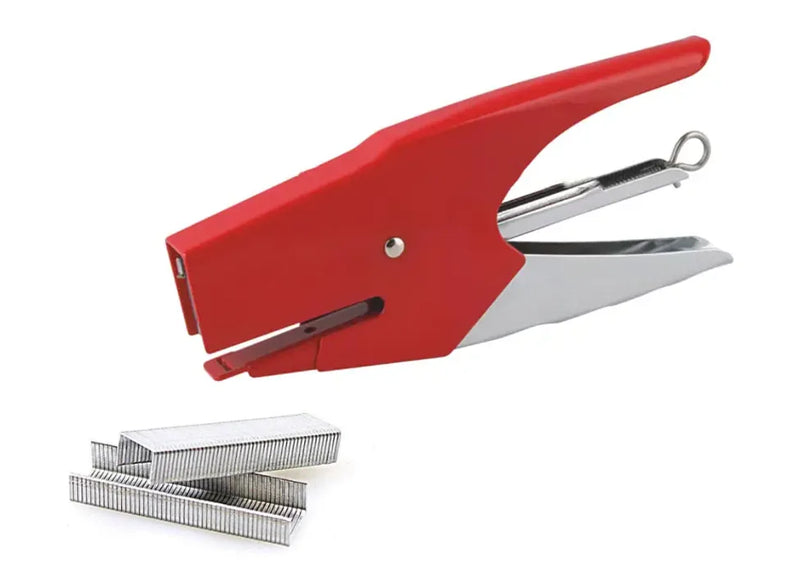 Stationery Metal Stapler With Staples No.4 6 Assorted Colours