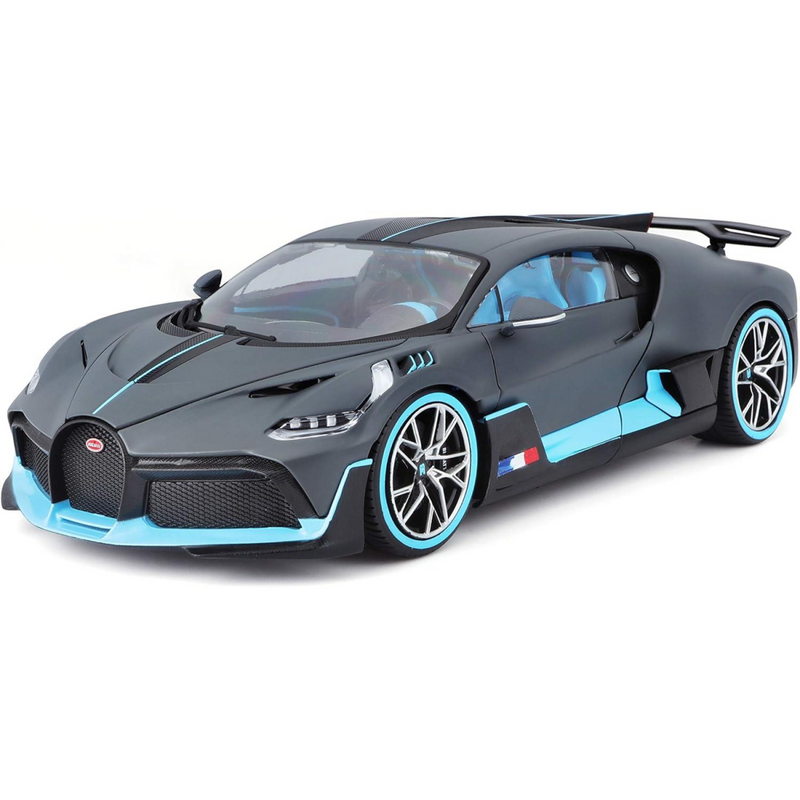 Burago 1:18 Bugatti Divo Flat Dark Grey Die Cast