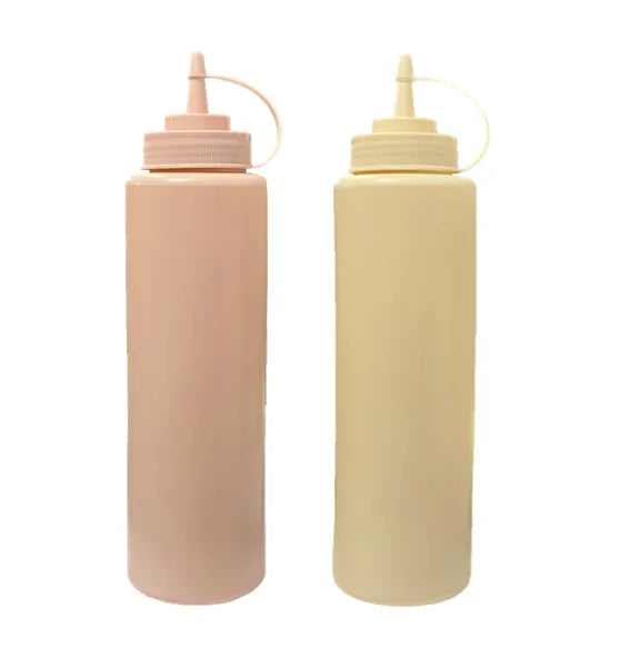Large Plastic Restaurant Sauce Bottle 1000Ml Ketchup Mayonnaise Mustard Dispenser