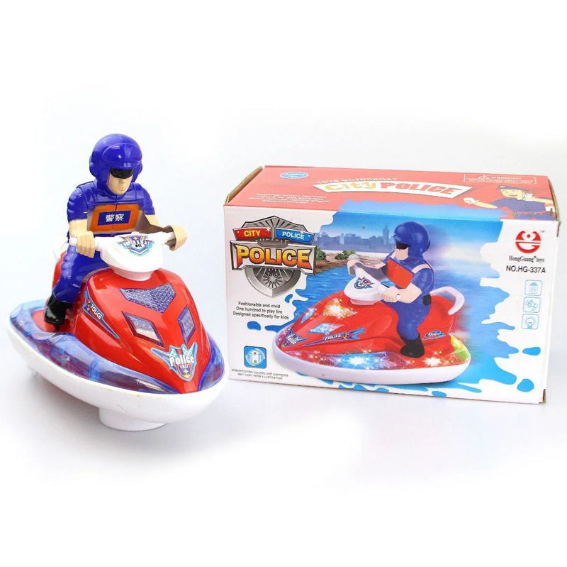 Light & Sound Super Swat Police Speedboat Age 3+