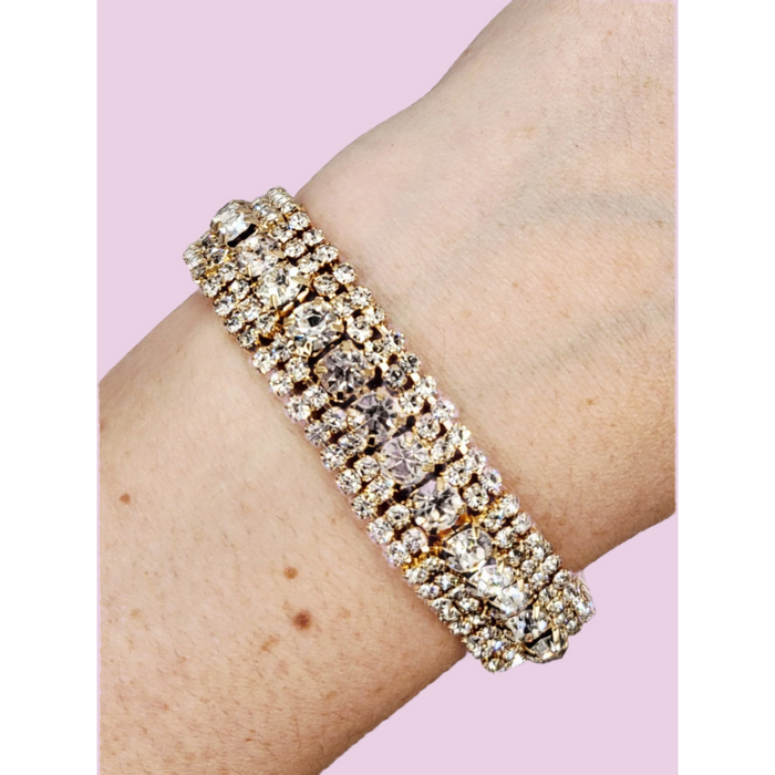 Gold Crystal Bracelet