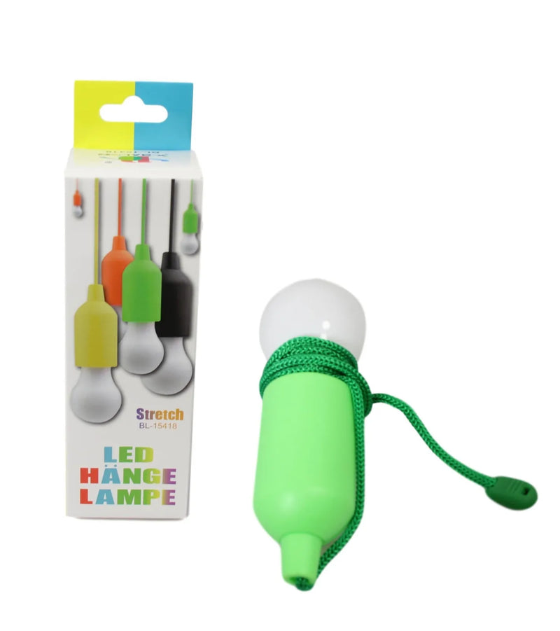 Led Hanging Lamp Bulb Warm Light Assorted Colours