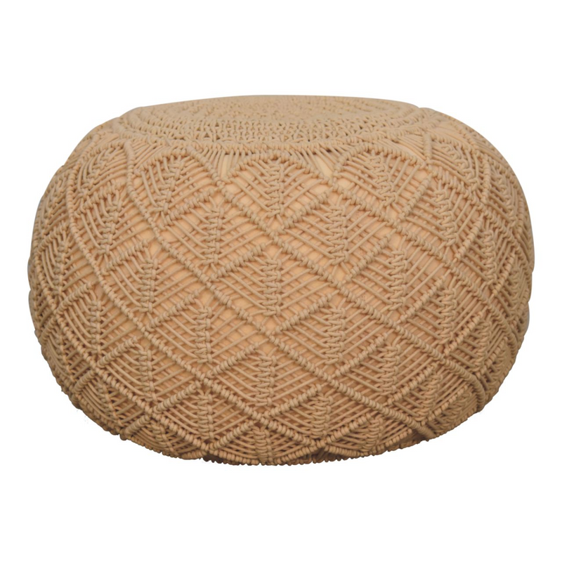 Artisan Furniture Ansley Beige Pouffe