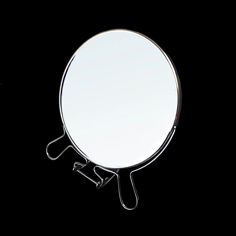 Double Sided Round Desk Mirror With Legs 8"