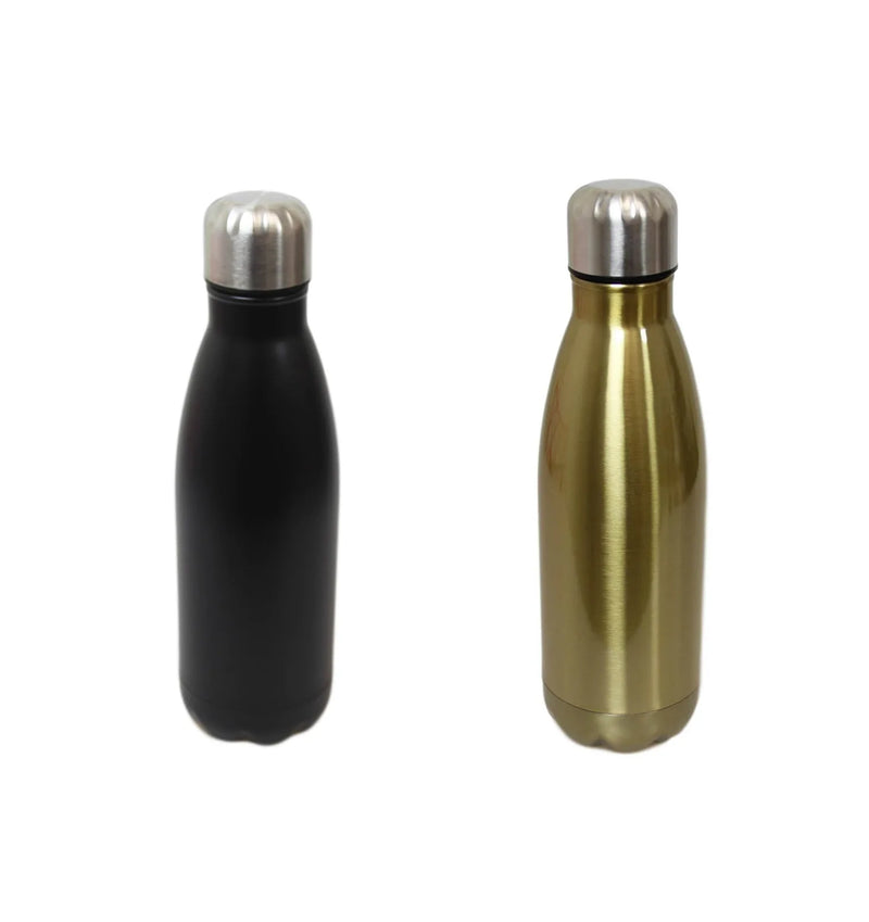 Steel Thermos Drinking Flask Bottle 350Ml Assorted Colours
