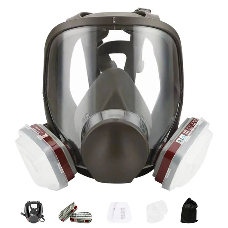 Reusable Full Face  Mask  Respirator for Woodworking Painting Welding Mask (US Logistics only For USPS.TK/TMEU only For self-pickup)