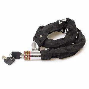 Bike Chain Lock With Keys Outdoors