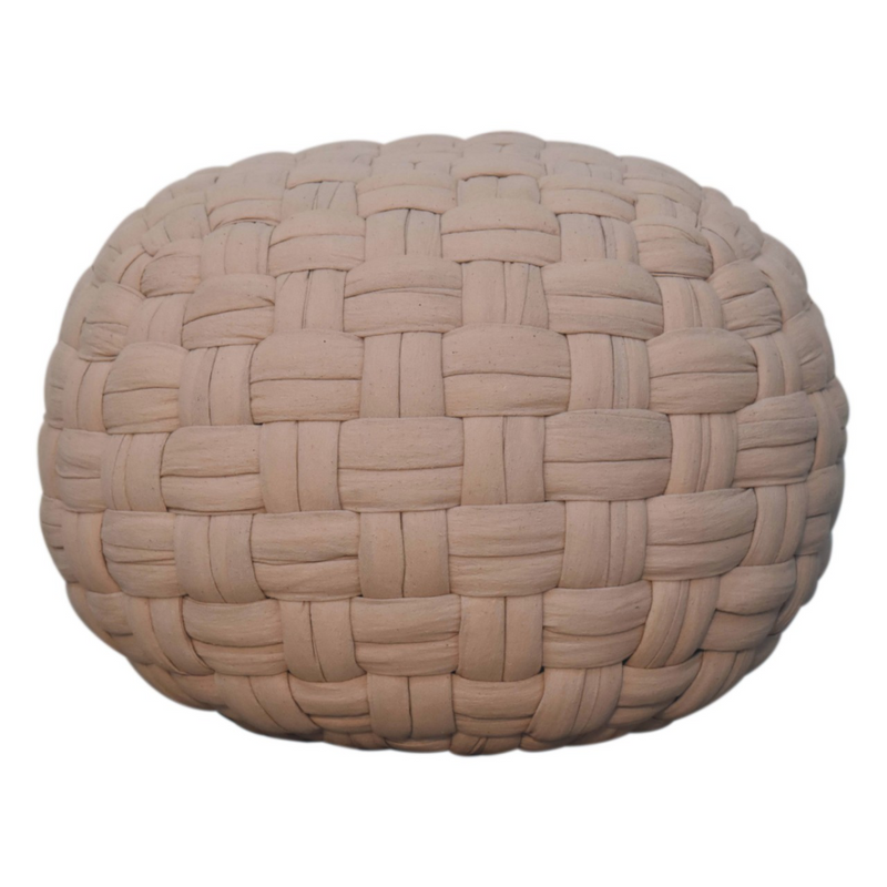 Artisan Furniture Tube Pouffe Cream