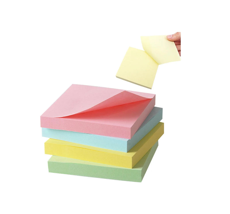 Sticky Nots Pad Block Assorted Colours