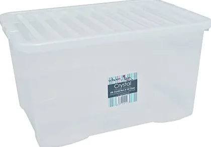 Clear Plastic Storage Bo x 60 Litre Ll5426