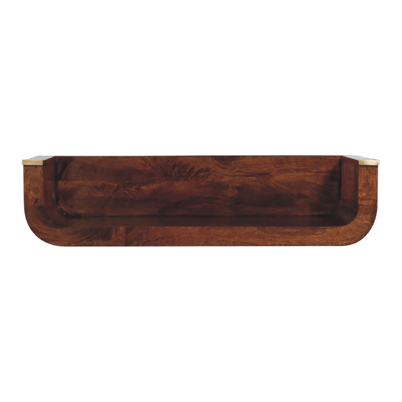 Artisan Furniture Solid Wood Indira Chestnut Floating Console