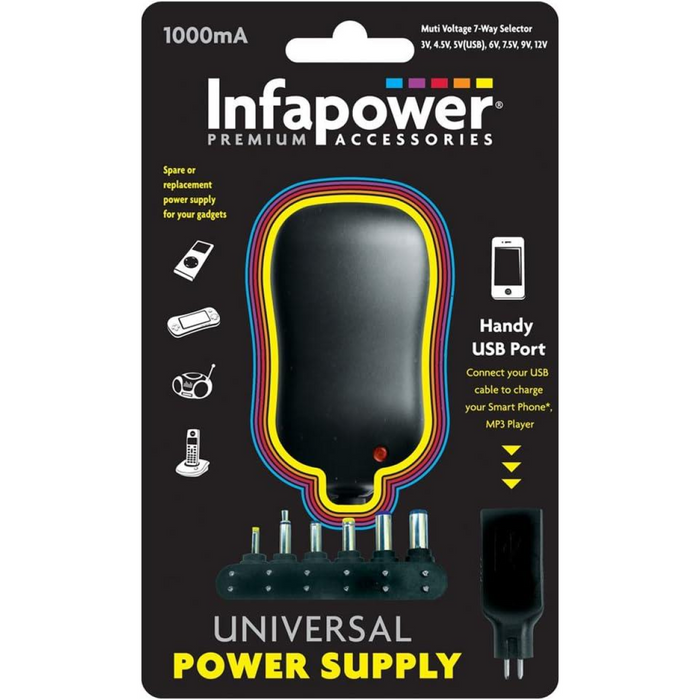 Infapower 1A Mains Adaptor