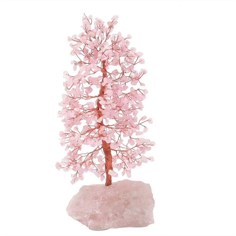 Gemstone Tree Rose Quartz - Love Large