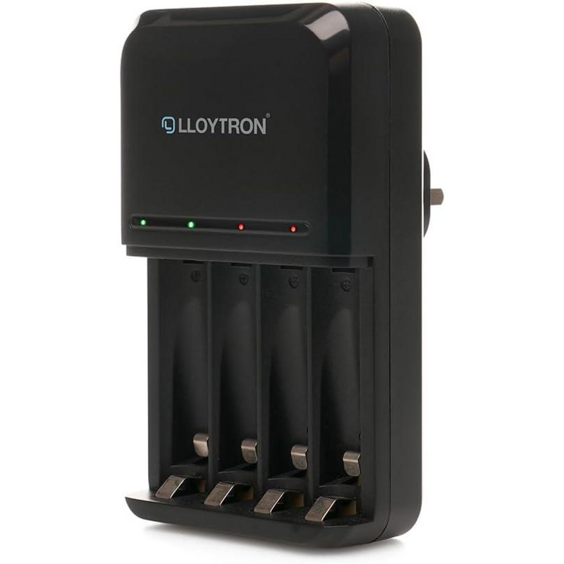 Lloytron Ultra Fast AA/AAA Smart Battery Charger for NiMH Batteries