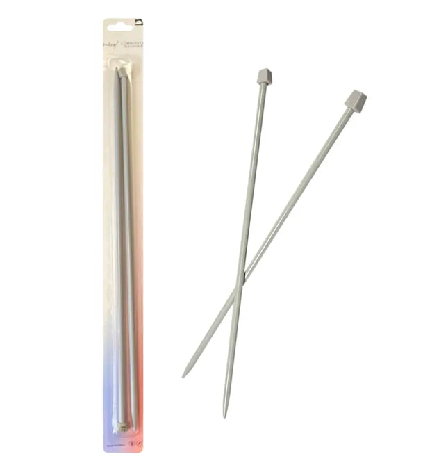 Plastic Knitting Needles Pack Of 2