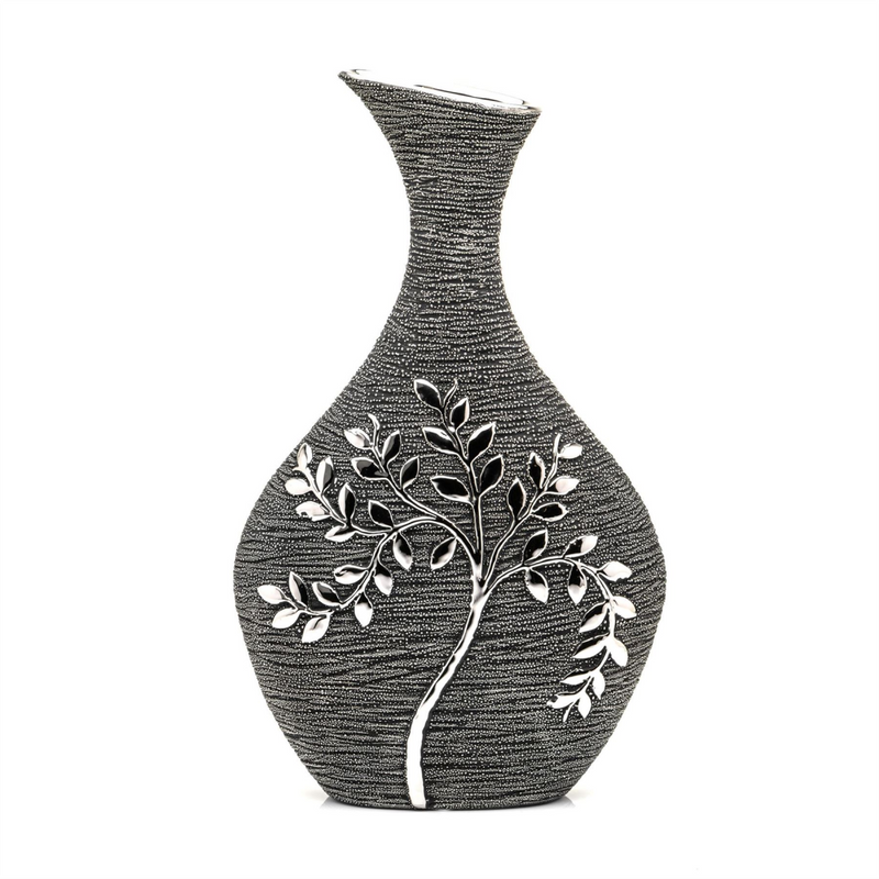 Textured Grey Branch Bottle Vase 35cm