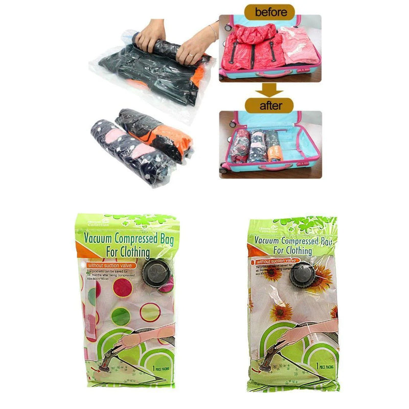 Clothes Storage Compressed Air Vacuum Bag