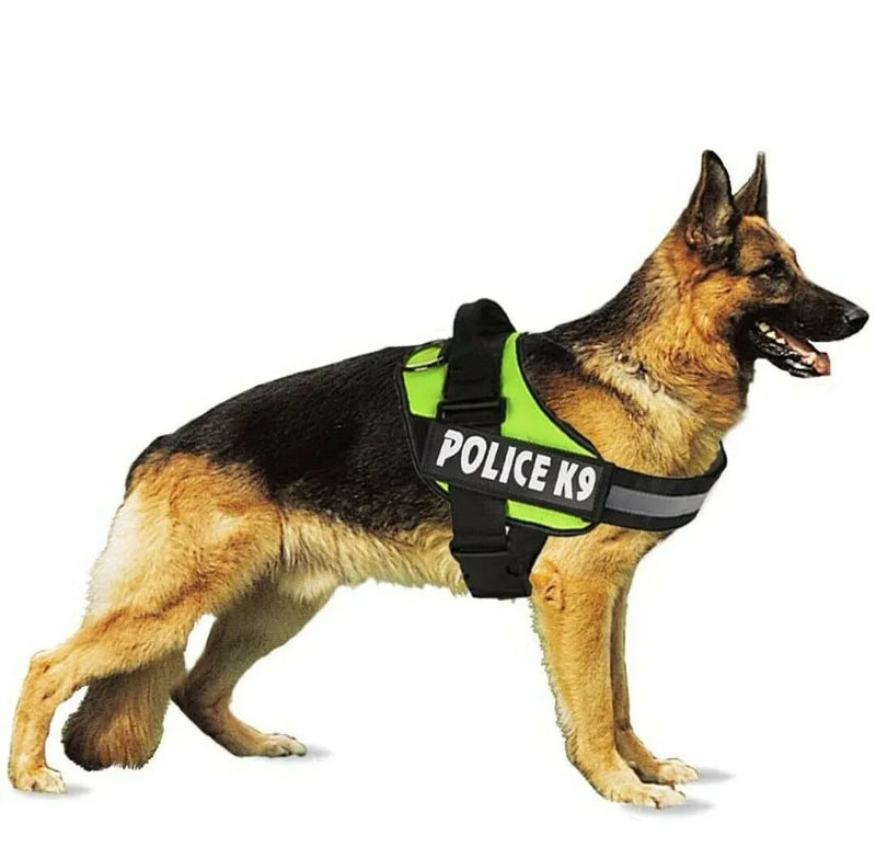 Police K9 Dog Harness Multi Colours Dog Harness Large Assorted Colours