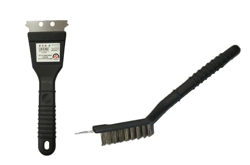 Metal Wire Brush With Handle And Scraper