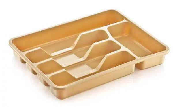 Plastic Cutlery Drawer Tray Holder Assorted Colours