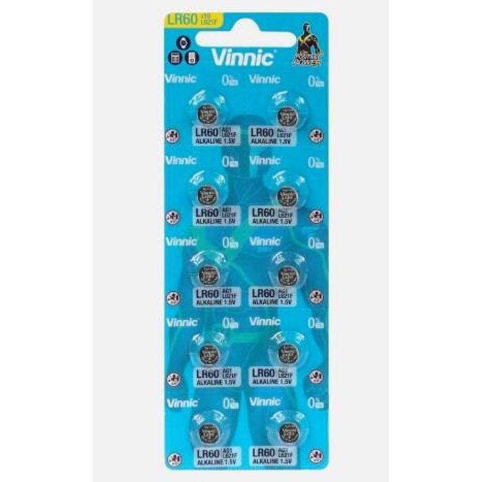 Vinnic L621 AG1 Watch Battery Card of 10