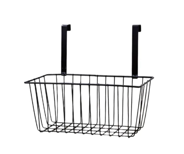 Metal Wire Hanging Storage Basket Assorted Colours